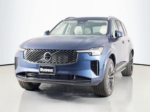 Denim Blue Metallic 2026 Volvo XC90 Plug-In Hybrid Ultra, T8 AWD, Electric/Gasoline, Bright, 7 Seats