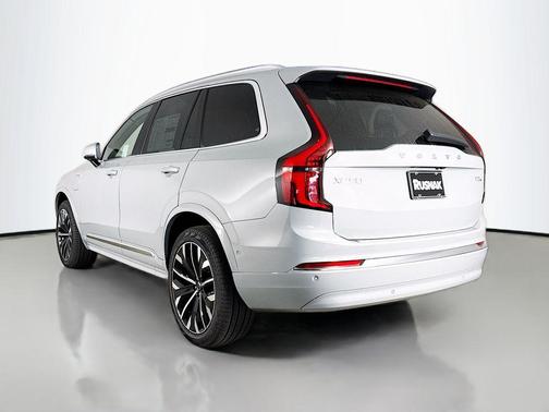 Gray Metallic 2026 Volvo XC90 Plug-In Hybrid Plus, T8 AWD, Electric/Gasoline, Bright, 7 Seats