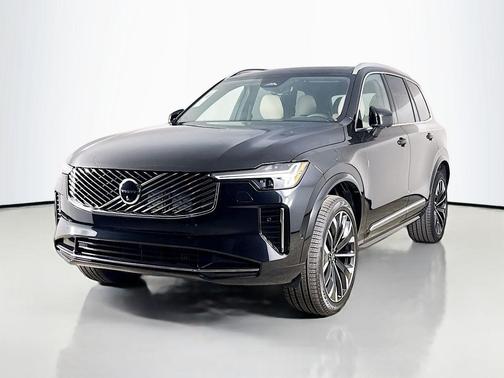 Onyx Black Metallic 2026 Volvo XC90 Plus, B5 AWD Gas (mild hybrid), Gasoline, Bright, 7 Seats