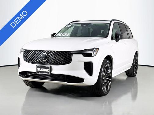 Crystal White Pearl 2026 Volvo XC90 Plug-In Hybrid Ultra Dark Theme, T8 AWD, Electric/Gasoline, 6 Seats