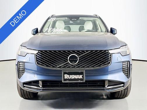 Denim Blue Metallic 2026 Volvo XC90 Ultra, B6 AWD Gas (mild hybrid), Gasoline, Bright, 6 Seats