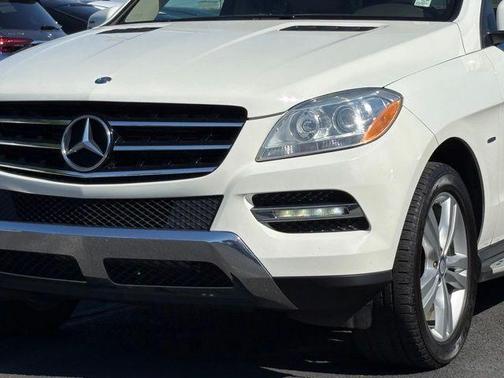 White 2012 Mercedes-Benz M-Class ML 350 4MATIC
