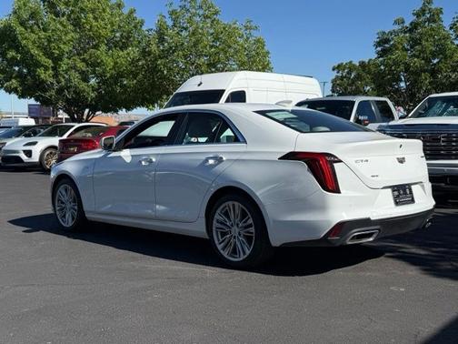 Summit White 2024 Cadillac CT4 Premium Luxury