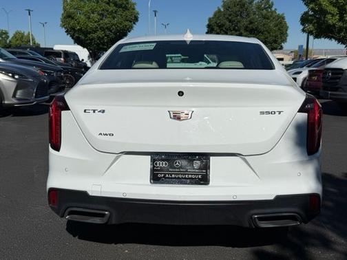 Summit White 2024 Cadillac CT4 Premium Luxury