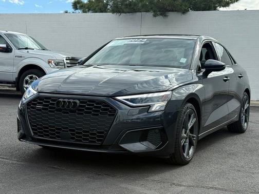 Manhattan Gray Metallic 2024 Audi A3 40 Premium Plus