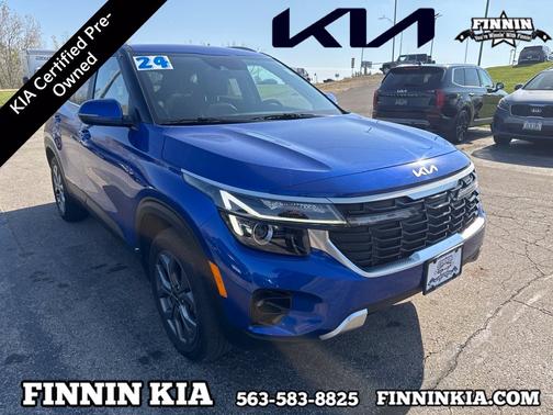 Neptune Blue 2024 Kia Seltos S
