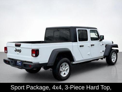 Bright White Clearcoat 2023 Jeep Gladiator Sport