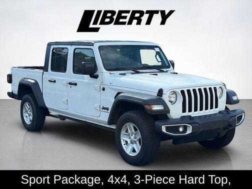 Bright White Clearcoat 2023 Jeep Gladiator Sport