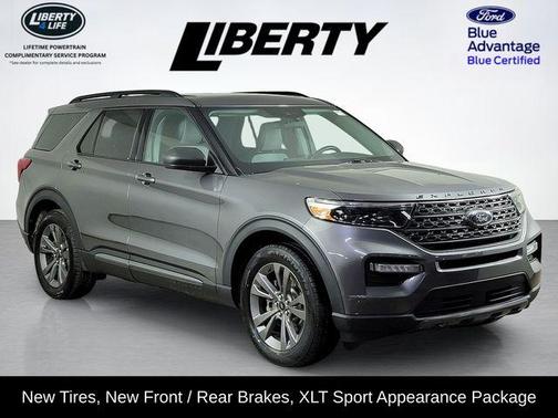 Carbonized Gray Metallic 2021 Ford Explorer XLT