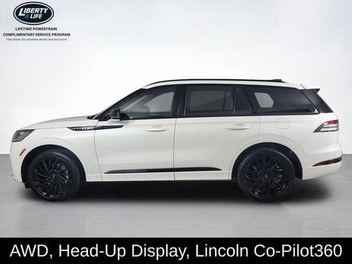 Pristine White 2025 Lincoln Aviator Reserve AWD