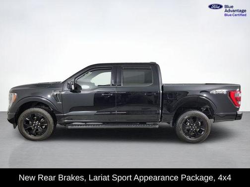 Agate Black Metallic 2022 Ford F-150 Lariat