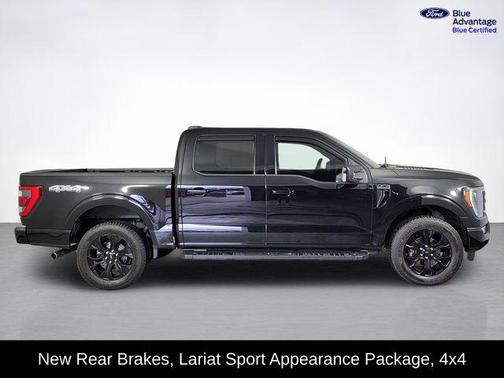 Agate Black Metallic 2022 Ford F-150 Lariat