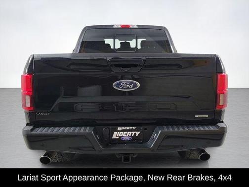 Shadow Black 2018 Ford F-150 Lariat