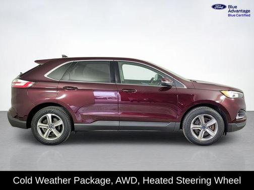 Burgundy Velvet Metallic Tinted Clearcoat 2020 Ford Edge SEL