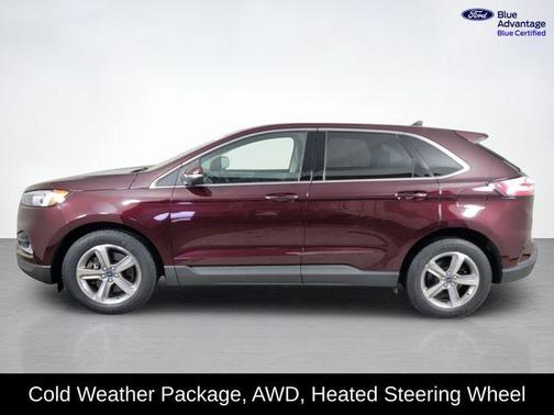 Burgundy Velvet Metallic Tinted Clearcoat 2020 Ford Edge SEL