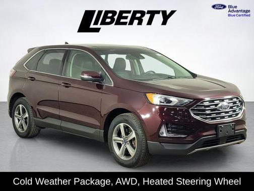 Burgundy Velvet Metallic Tinted Clearcoat 2020 Ford Edge SEL
