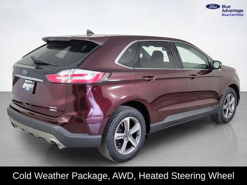 Burgundy Velvet Metallic Tinted Clearcoat 2020 Ford Edge SEL