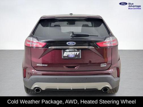 Burgundy Velvet Metallic Tinted Clearcoat 2020 Ford Edge SEL