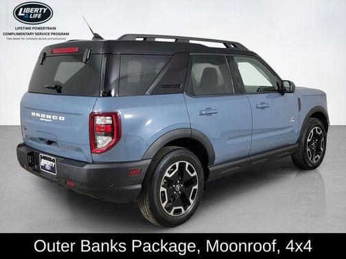 Azure Gray Metallic 2024 Ford Bronco Sport Outer Banks