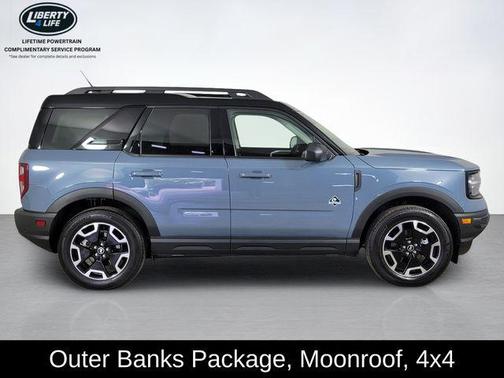 Azure Gray Metallic 2024 Ford Bronco Sport Outer Banks