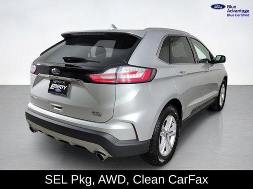 Ingot Silver Metallic 2019 Ford Edge SEL