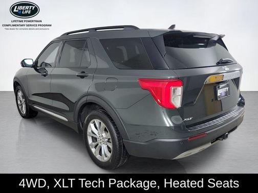 Forged Green Metallic 2023 Ford Explorer XLT