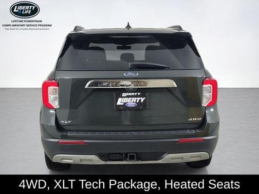 Forged Green Metallic 2023 Ford Explorer XLT