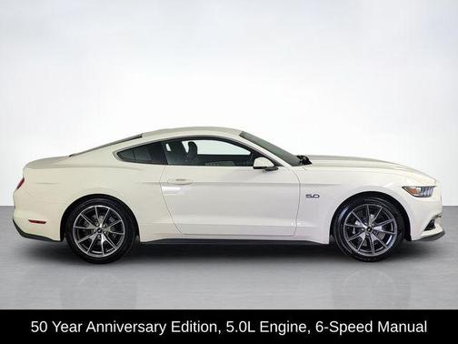 Wimbledon White 2015 Ford Mustang GT 50 Years Limited Edition