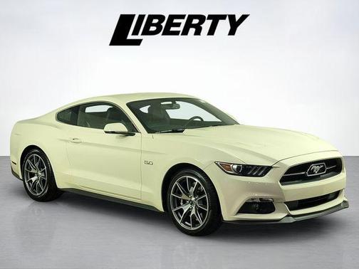 Wimbledon White 2015 Ford Mustang GT 50 Years Limited Edition