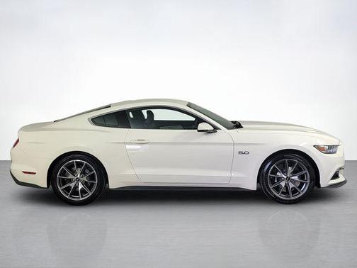 Wimbledon White 2015 Ford Mustang GT 50 Years Limited Edition