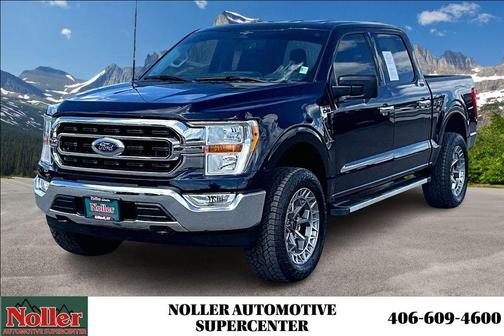 Blue 2023 Ford F-150 XLT
