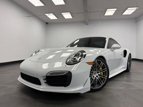 White 2015 Porsche 911 Turbo S