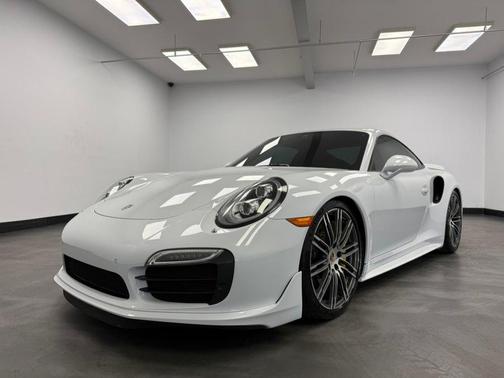 White 2015 Porsche 911 Turbo S