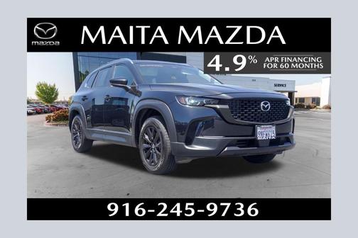 Jet Black Mica 2025 Mazda CX-50 2.5 S Preferred Package