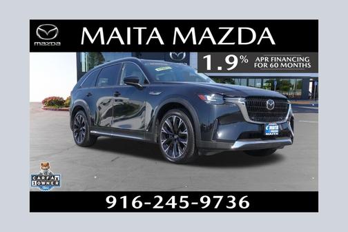 Jet Black Mica 2024 Mazda CX-90 PHEV Premium