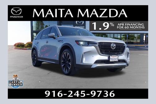 Sonic Silver Metallic 2024 Mazda CX-90 PHEV Premium Plus