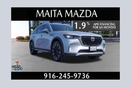 Sonic Silver Metallic 2024 Mazda CX-90 PHEV Premium Plus