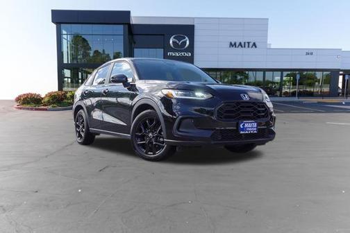 Crystal Black Pearl 2025 Honda HR-V Sport