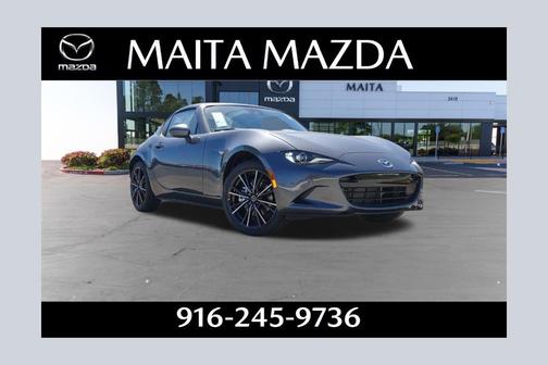 Machine Gray Metallic 2026 Mazda MX-5 Miata GRAND TOURING