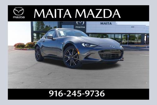 Machine Gray Metallic 2026 Mazda MX-5 Miata GRAND TOURING