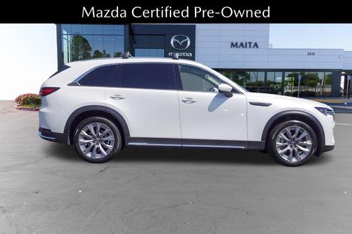 Rhodium White Metallic 2024 Mazda CX-90 Premium