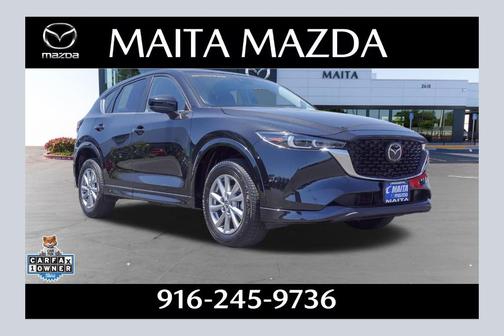 Jet Black Mica 2025 Mazda CX-5 Preferred