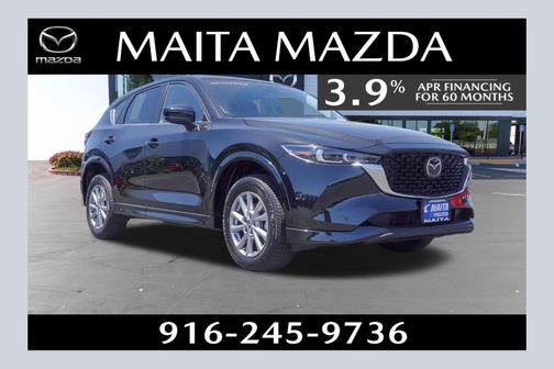 Jet Black Mica 2025 Mazda CX-5 Preferred