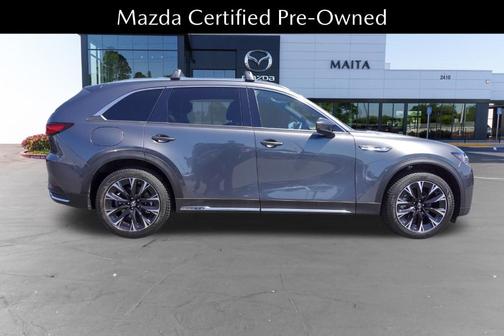 Machine Gray Metallic 2024 Mazda CX-90 PHEV Premium Plus