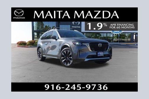 Machine Gray Metallic 2024 Mazda CX-90 PHEV Premium Plus