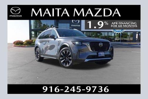 Machine Gray Metallic 2024 Mazda CX-90 PHEV Premium Plus
