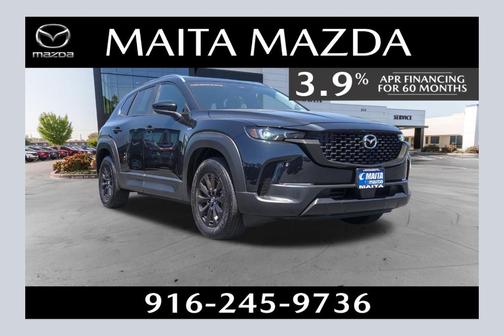 Jet Black Mica 2025 Mazda CX-50 Hybrid PREFERRED PACKAGE
