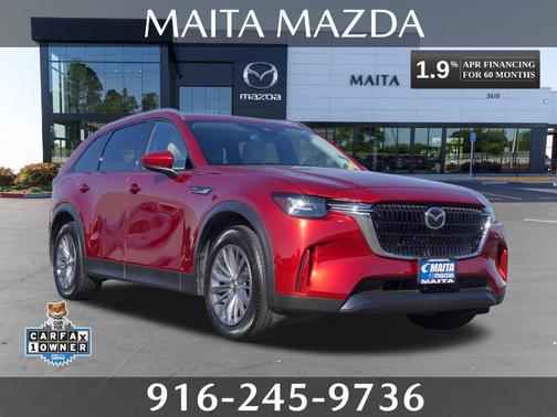 Soul Red Crystal Metallic 2024 Mazda CX-90 PHEV Preferred