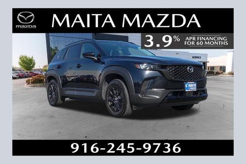 Jet Black 2025 Mazda CX-50 Hybrid Premium Package