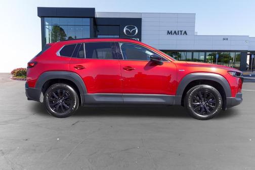Soul Red Crystal Metallic 2025 Mazda CX-50 Hybrid Premium Package